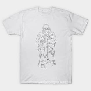 Bernie Sanders Line Art T-Shirt